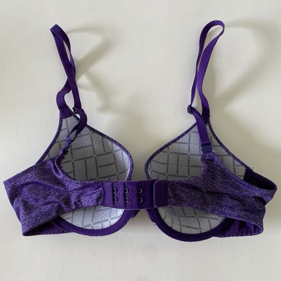 Victoria's Secret Women's Size 32B Purple Uplift Semi Demi Lined T-Shirt Bra - Picture 5 of 8